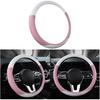 Steering Wheel Cover, Microfiber Leather Vehicle Steering Wheel Protector Pink