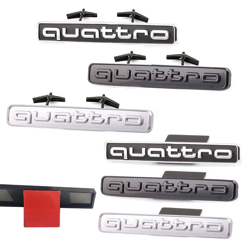 Auto Frontgrill Emblem Abzeichen Styling für 5s Quattro Logo RS3 RS4 RS5 RS6 RS7 SQ3 SQ5 Q7 A3 A4 A5 A6 A7 A1 S3 S4 Zubehör s5