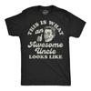 Mens Funny T Shirts This Is What An Awesome Uncle Looks Like Sarcastic Graphic
