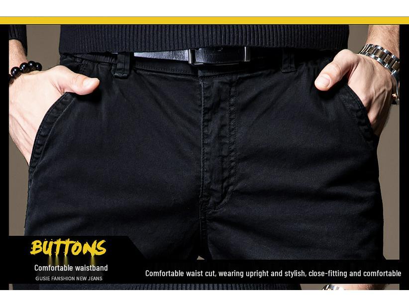 American Style Men's Buttoned Overalls: Thin, Functional, Tactical, Unisex Casual Pants with Cuffs