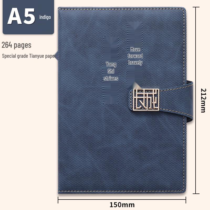 Guochao A5 Custom Diary - Retro B5 Thick Office Notebook with Logo