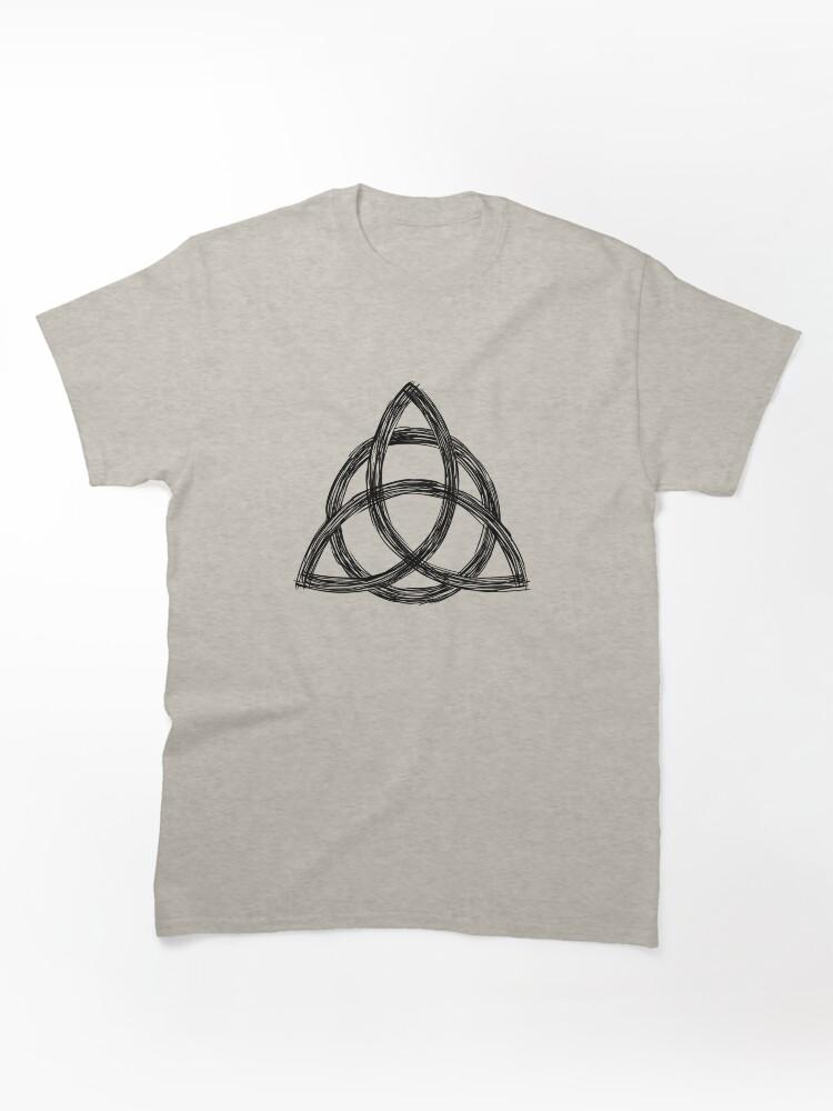 Charmed Charmed Sign / Triquetra / Witches Knot / Witch Symbol / Drawing for Spiritual Women Classic T-Shirt