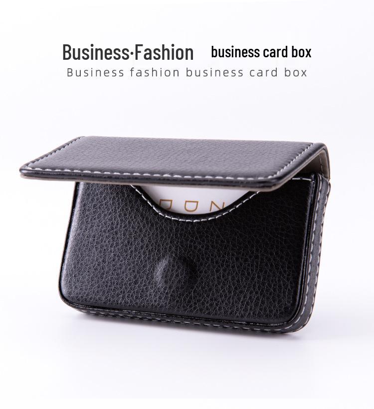 Creative Metal Minimalist Business Card Holder for Men & Women - Customizable Exhibition Gift