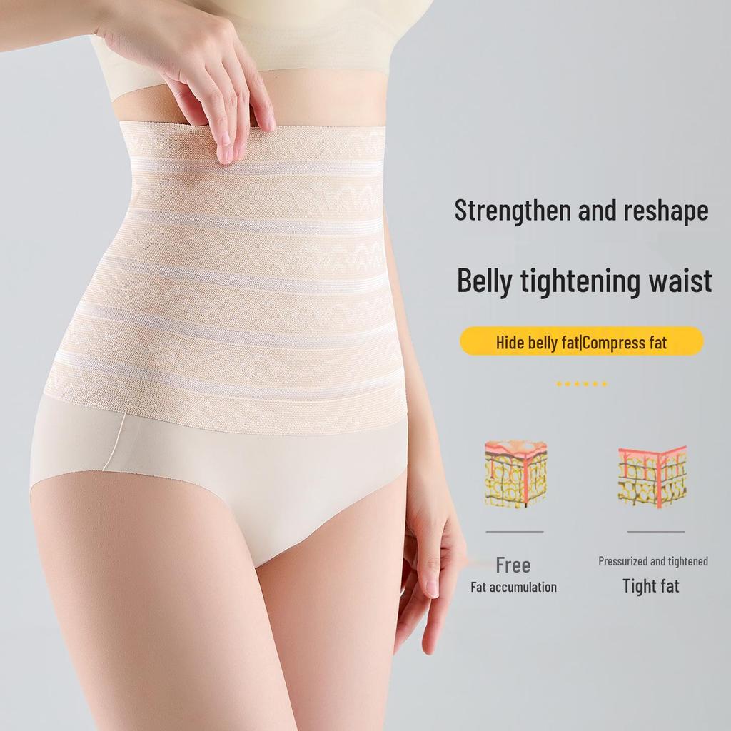 Damen-Grenzüberschreitender Bauchgurt: Taillenkorsett ohne Schnallen & Schlankmachender Postpartum Body Shaper