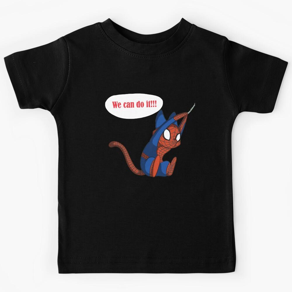 Spider cat Can Do Whatever A Spider Can Kids T-Shirt 160