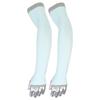 Advanced Summer Ice Silk UV Protection Fingerless Arm Sleeves - Quick-Dry & Elastic for Outdoor Use.