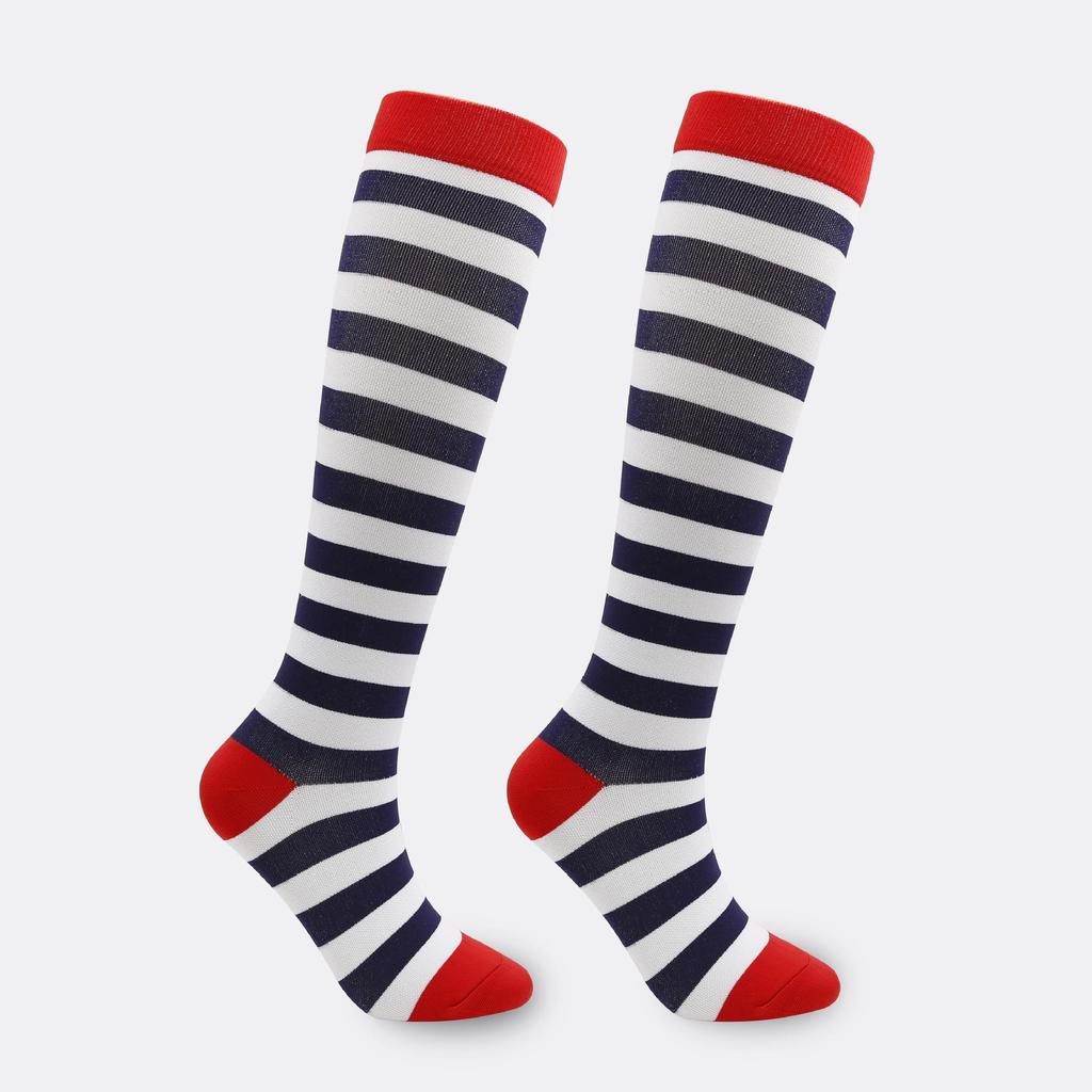 33 Styles: Sports Compression Long Socks - Elastic & Colored