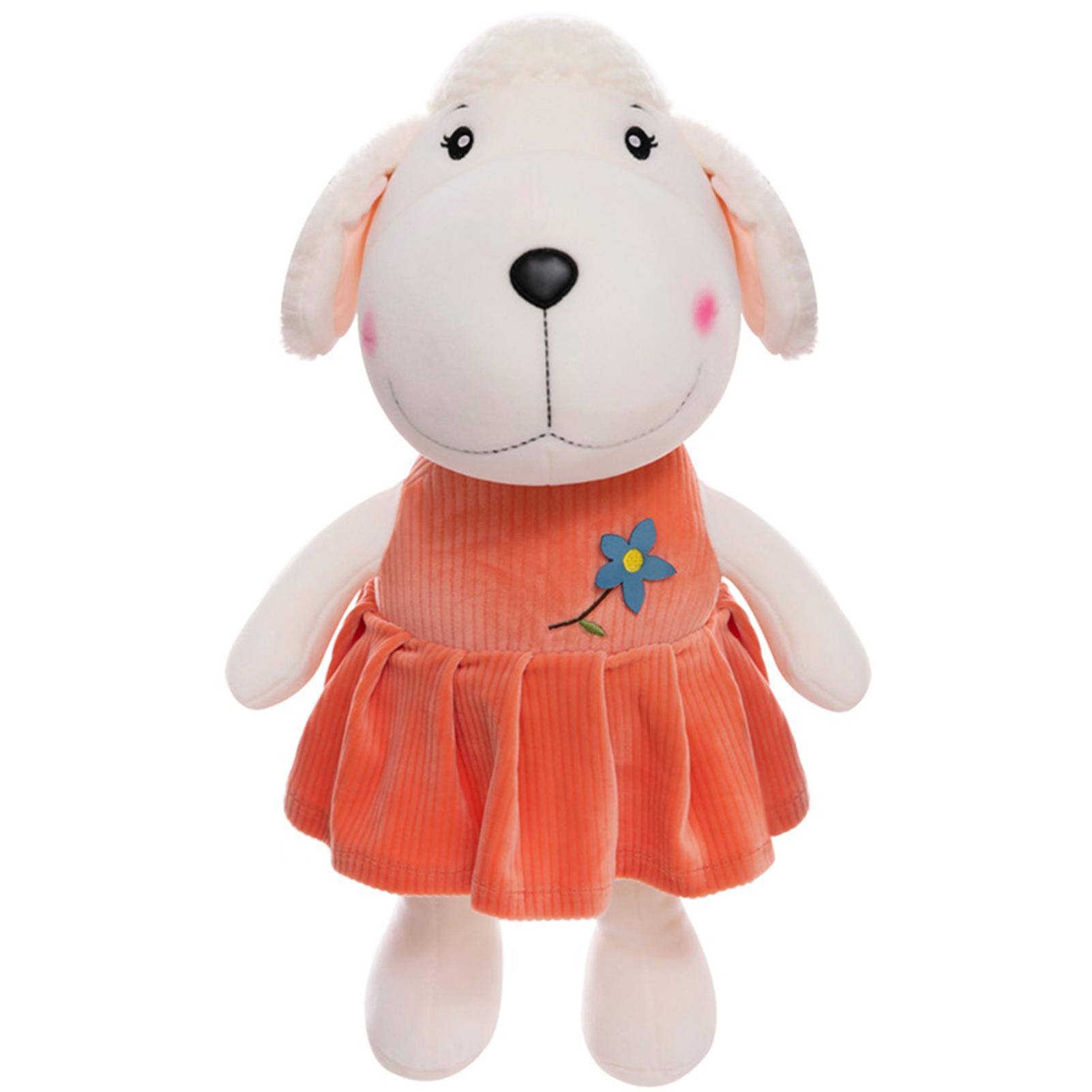 

Cute Cartoon Animals Plush Toy Super Soft Stuffed Throw Pillow For Children 33CM рожевий
