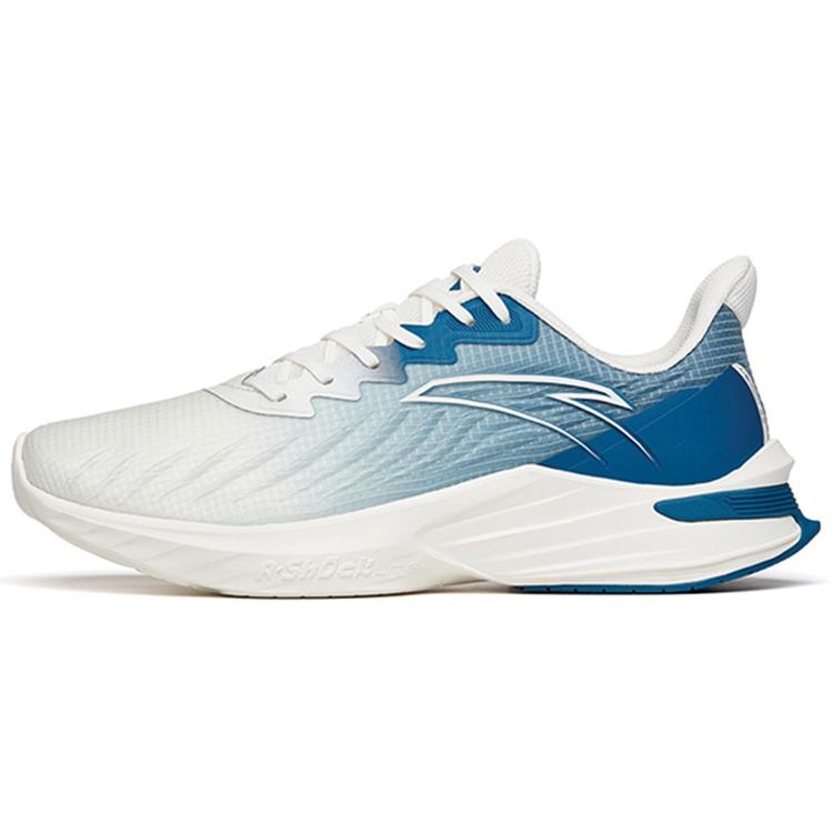 

Anta DuCi1 Cushioning Slip Resistant Abrasion Resistant Breathable Low top Running Shoes Men s White Blue 912355520-6 40
