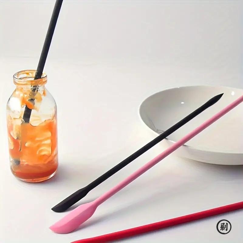 3dílná mini silikonová sada špachtlí - Žáruvzdorné, více velikostí pro sklenice, lahve a kuchyň