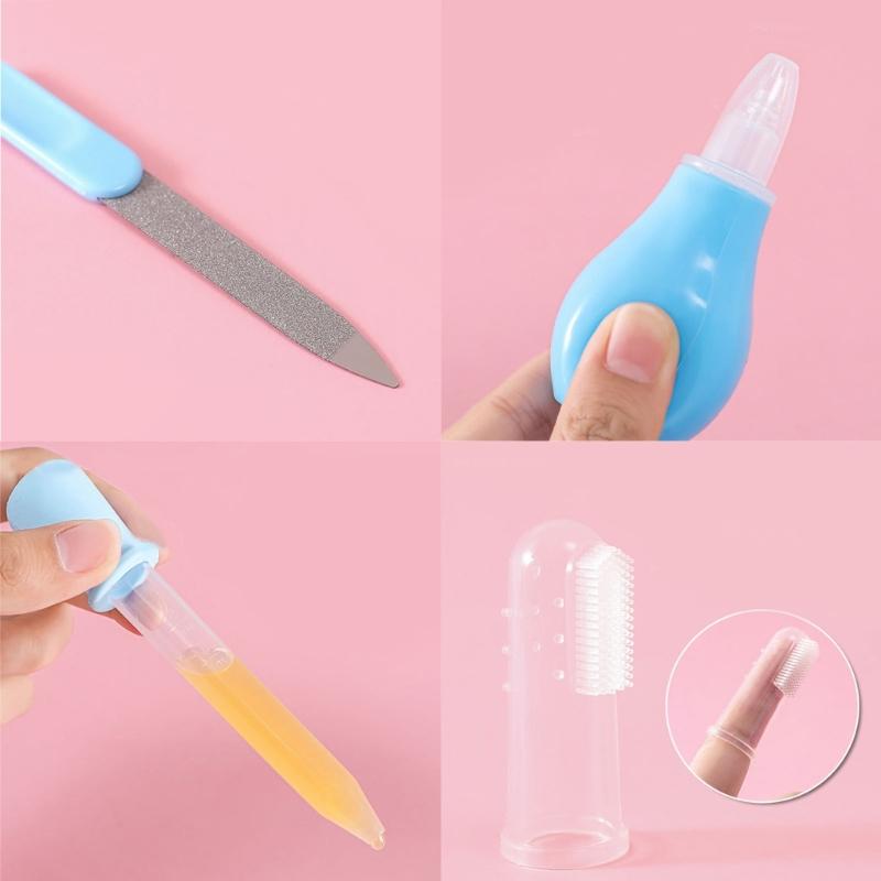 Convenient Baby Care Kit Must Have Accessories Infant Toddlers Head Brush Hair Comb for Gentle Cleaning and Trimming