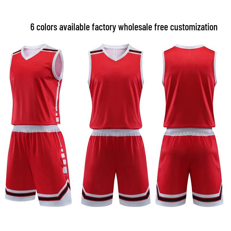 Custom Kids' Basketball Jersey Set - Personalized with Number for Cross-Border Competition Training