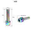 6pcs/set Bicycle Handlebar Screws Titanium-plated Colorful Stainless Steel M5*18MM Bike Handle Bar Stem Riser Screw In Bolts