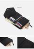Women's Genuine Leather Tri-Fold Wallet - Small, Simple, Foldable Coin Purse in Japanese Korean Style.