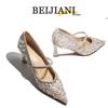 BEIJIANI Schafsleder Muschel High Heels Spitzschuhe Stilettos - Brautjungfern- & Hochzeitskleid Schuhe
