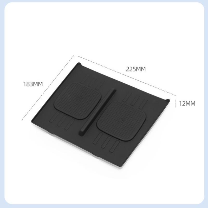 Car Phone Non-slip Charger Mat Silicone Protective Pad Wireless Charging Pad for Hyundai Santa Fe 2025 Auto Interior Accessories