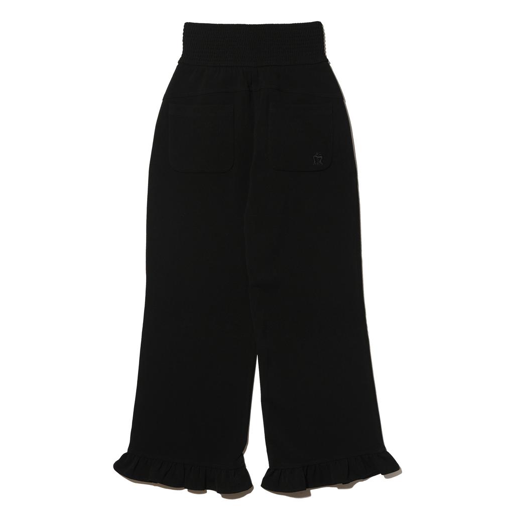 Telelu Folding Lace-Up Pants Black