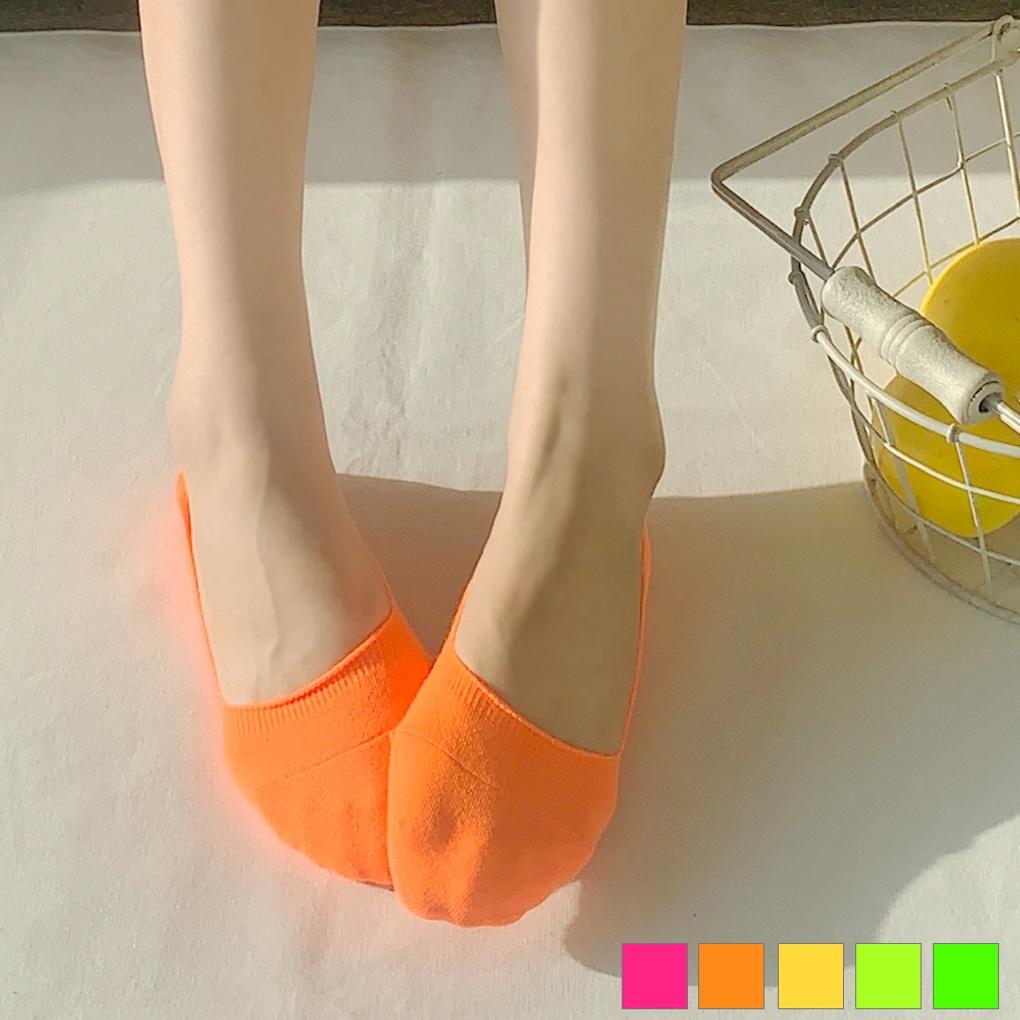 

Women s Double Lock Neon Socks/Fake Socks 5 Pairs 5 pairs of green