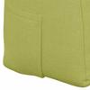 Back Cushion Light Green 140 X 24 X 50 Cm Fabric