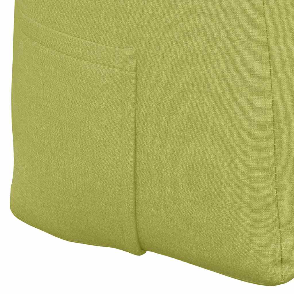 Back Cushion Light Green 140 X 24 X 50 Cm Fabric