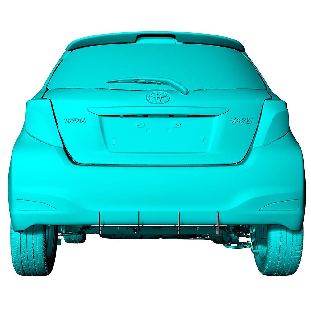 Rear Diffuser for 2012-2013 Toyota Yaris Exterior Modification