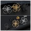 Fashion Niche Design Flower Bud Men's Women's Brooch Cufflinks Suit Dress Accessories Wedding