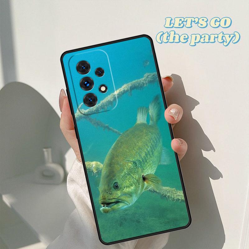 Fish Fishing Phone Case For Samsung Galaxy A42 A31 A40 A51 A71 A32 A80 A91 A52 A72 A73 A20e A21S A50 A70 A11 A12 Cover