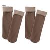 2 Pairs Women Winter Socks Mid-tube Solid Color High Elasticity Keep Warm Lightweight Comfort Warmth Daily Socks Sport Socks