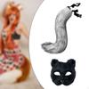 Artificial Cat Tail Halloween Party Festival Decoration Prop Set