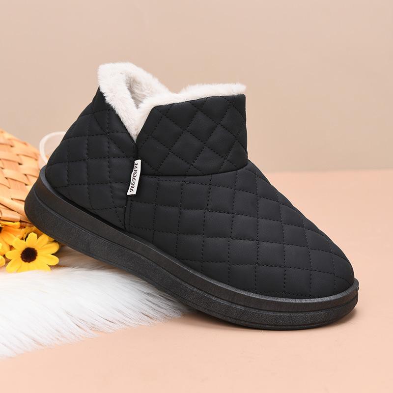 New snow cotton shoes winter non-slip boots short cotton boots piled thickened warm cotton shoes waterproof short boots