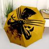 Wolverine, Claws Themed Automatic Opening and Closing Folding Umbrella, 8-rib Windproof, Compact Travel Design, Suitable for All Occasion |