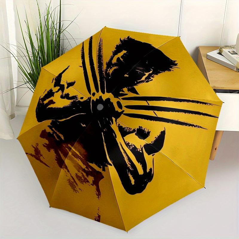 

Wolverine, Claws Themed Automatic opening and closing folding umbrella, 8 rib windproof, compact travel design, suitable for all occasion |