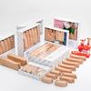 New Wooden Train Track Set Beech Wooden Railway Accessories fit for All Brand Wood Tracks Educational Toys for Children