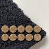 DIY Shirt Buttons Black Gold Clothing Buttons Handmade Woven Metal Buttons  Clothing Accessories