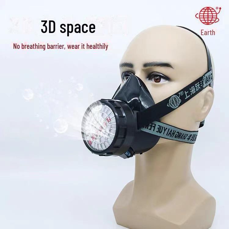 Shanghai Earth 2001 Selbstansaugende Filter-Halbgasmaske - Einzelflasche