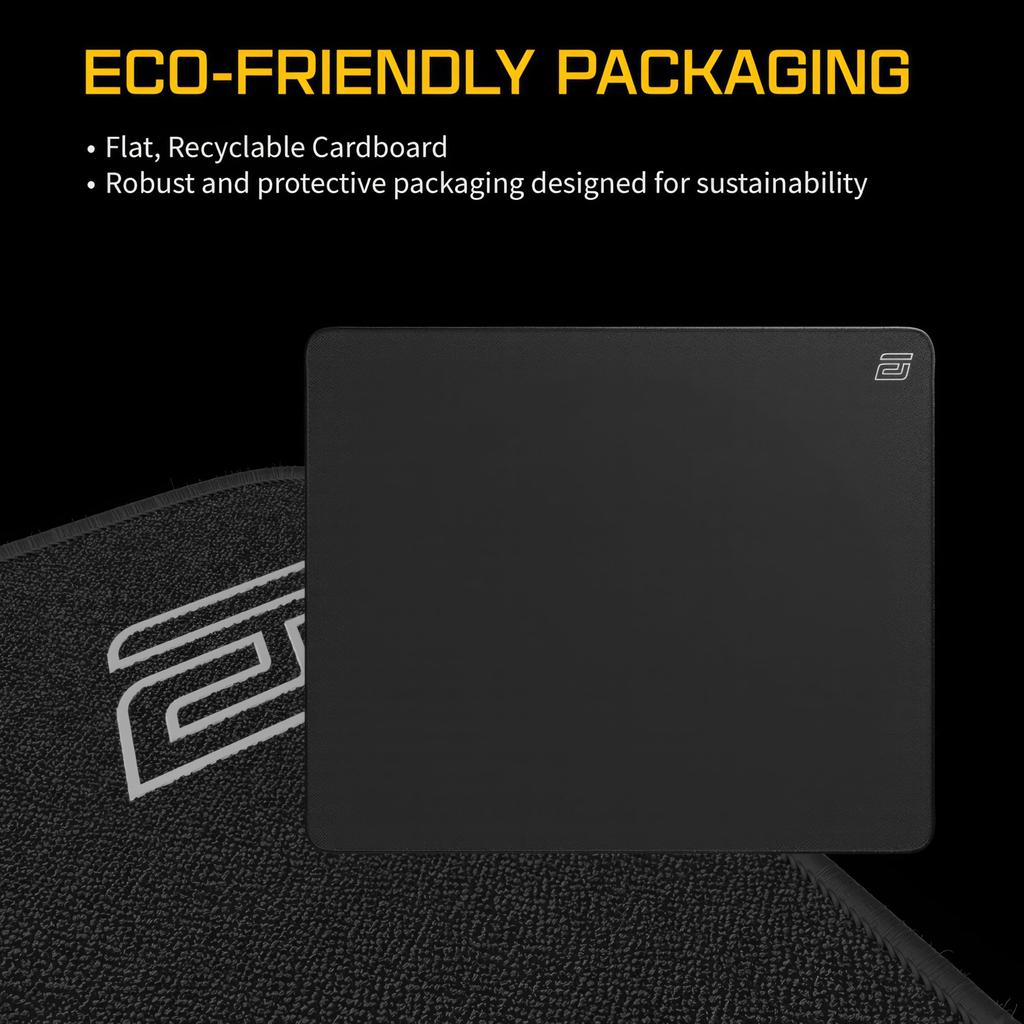 Endgame Gear Mouse Pad EM-B 490x410mm, PORON Backing, Stitched Edge, Black (EM-B EGG-EMB-490-BLK)
