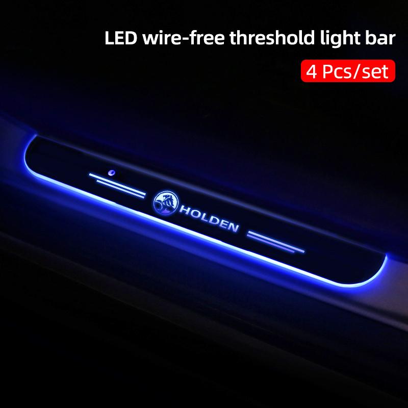 Wireless LED Door Sill Ambient Light for Holden Astra Commodore Cruze Monaro Trailblazer Car Accessories