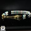 Bracciale in opale Welo etiope: Fuoco Arcobaleno, Gioielli in Argento Sterling 925 con Perline
