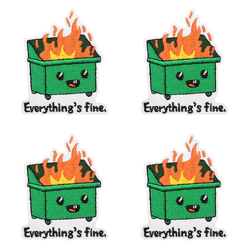 10pcs /Lots Cartoon Animals Embroidered Patches Cute Frog Duck Patch Iron On Patches For Clothing Thermoadhesive Patches Badges