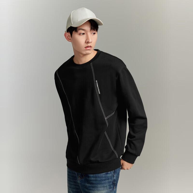 GXG Men's Fall 2024 Embroidered Crewneck Sweatshirt