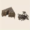 20Pcs Antique Furniture Accessories Metal Corner Protector Metal Crafts Jewelry Box Edge Safety Guard Corner 25mm Right Angle