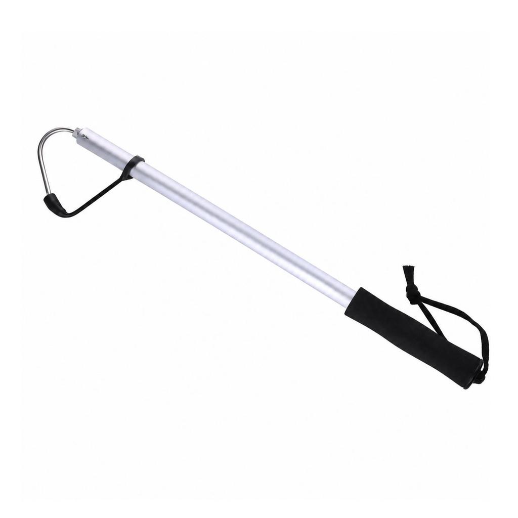 Aquatic Hook Tool Stainless Steel Telescopic Fishing Gaff with Safeguarding