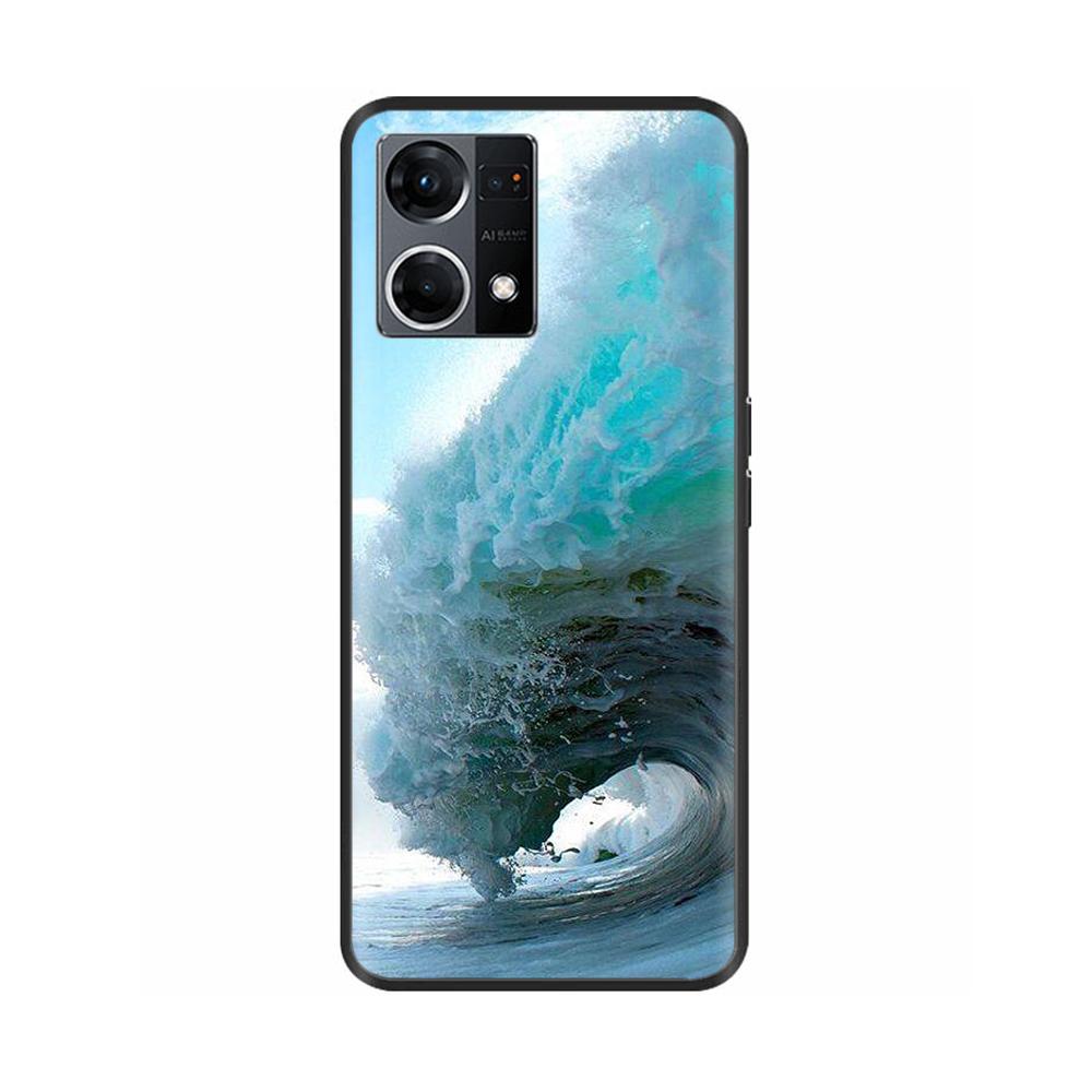 For Oppo F21 Pro CaseTPU Bumper Soft Silicone Bumper Back Phone Cases for OPPO F21 Pro Reno 7 Reno7 4G Case Cover Fundas Coque