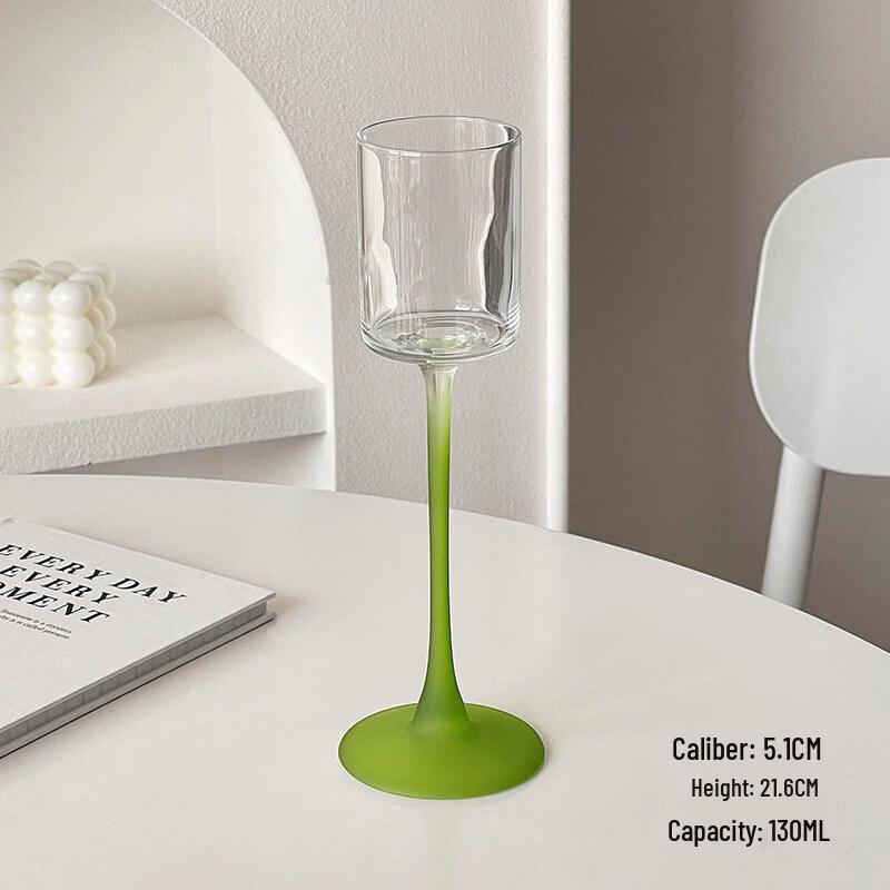 ZISIZ Retro Frosted Black Universal Wine Glass