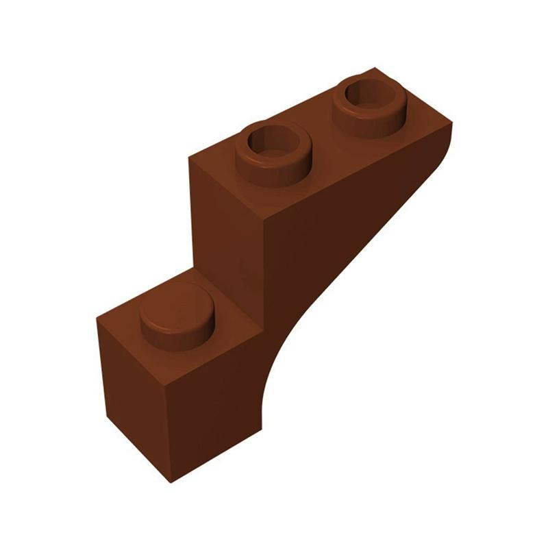 

50pcs 88292 Arch 1x3x2 Building Blocks Kit Slope Educational Assemble Bricks Particle Puzzle DIY Toy Children Birthday Gift 50pcs коричневий