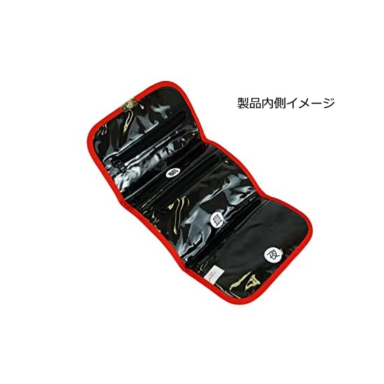 (0103-3) Uni Textile Made in Japan Futakoshi Chirimen Japanese Pattern Medicine Case [Cherry Blossom