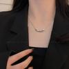 Transfer beads Lucky Doudou necklace niche feeling neck chain cold wind niche collarbone chain tide