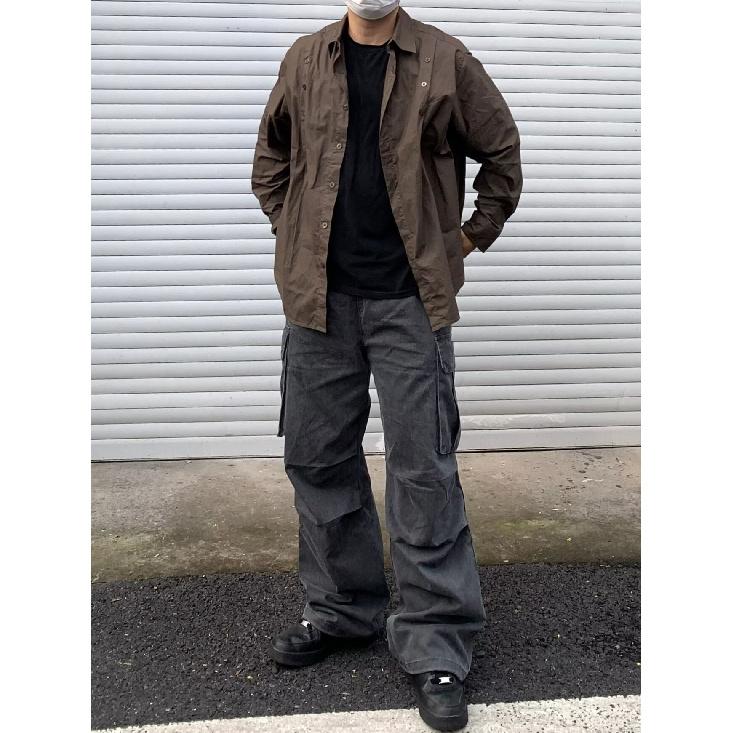 2024 Letter Long Sleeve Shirt Japanese Hong Kong Style Ins Loose Shirt Boys Summer Trendy Versatile Casual Coat