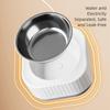 Pet Water Bowl Heater Pet Feeding Dish Warmer with Temperature Control for Small Pet Dogs Cats Chickens Rabbits Birds