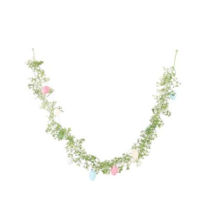 Barevná vajíčková girlanda Dekorace Svítící vajíčka Květinová liána Řetěz pro Dekoraci Krbu, Krbové římsy, Schodiště, Dveří, Okna